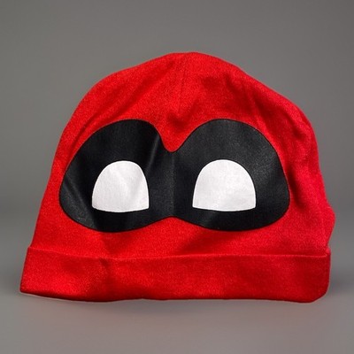 Disney Baby Deadpool Beanie Hat Red Infant 6 9M Cotton Blend Marvel Knit
