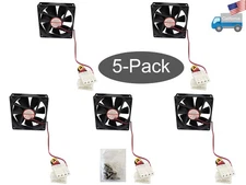 5-Pack: NEW 90mm Ball Bearing Cooling Fan Array Kit for Open Mining/Gaming PC