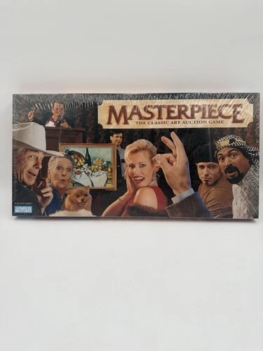 Vintage Masterpiece The Classic Art Auction Game 1996 Parker Bros. New Sealed