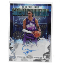 2025-26 Topps Chrome Cody Williams Auto #SM-CW Stratospheric Signatures