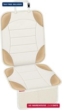Sinvitron Car Seat Protector for Child Car Seat - Waterproof Non-Slip Leather Ma