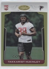 2017 Certified Rookies Mirror Gold /25 Takkarist McKinley #165 fm1