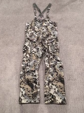 Sitka Stratus Bibs Large EV2 Goretex Infinium Windstopper Excellent Free Ship!