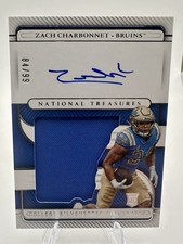 2023 National Treasures Silhouettes Signatures Zach Charbonnet RC 84/99 Seahawks