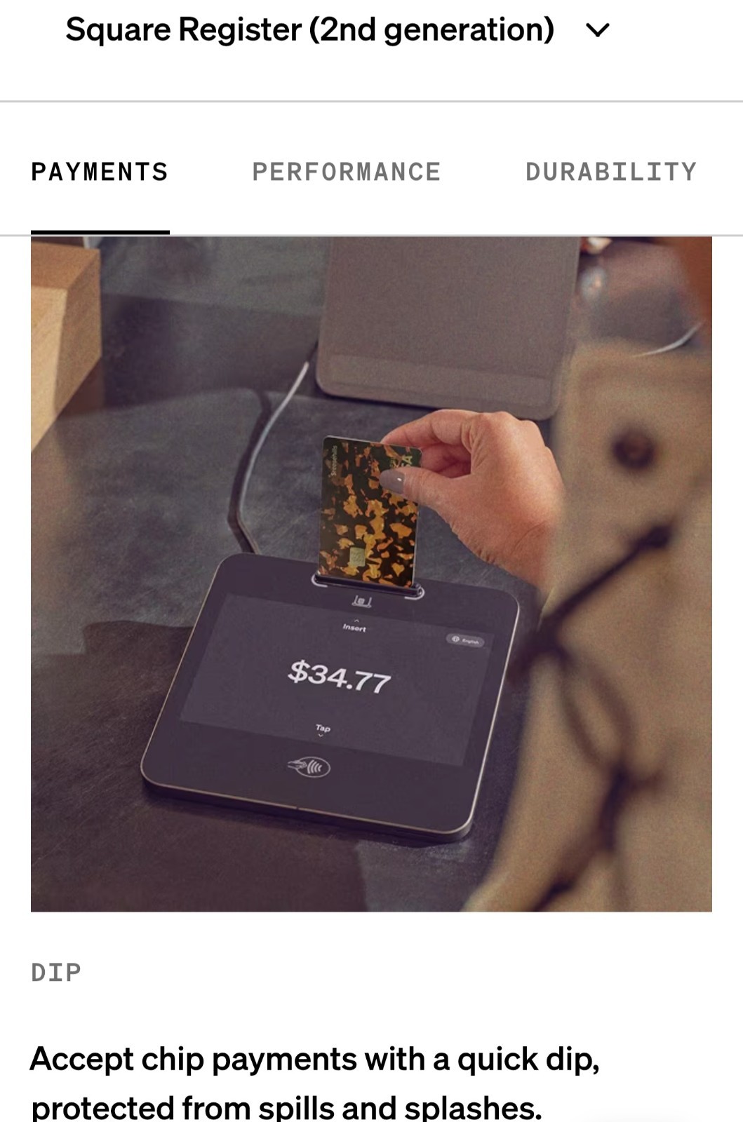 как выглядит Square Register 2nd Generation Powered by Square POS Warranty фото