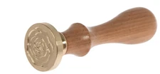 Rose Wax Seal Wood Stamp New