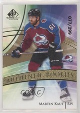 2020-21 SP Game Used Authentic Rookies Golden Burst 77/299 Martin Kaut #138 0gn4