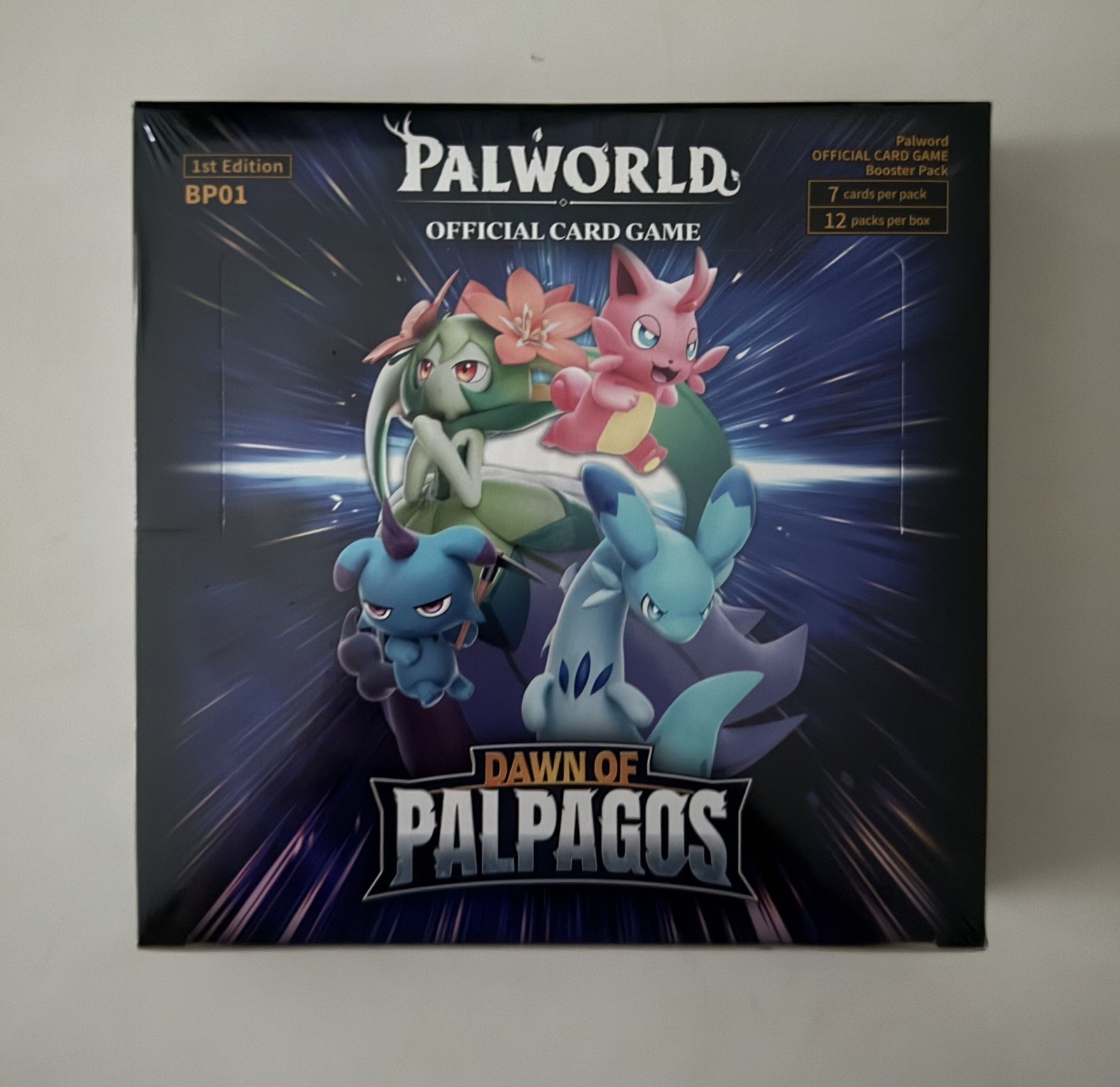 Palworld Official Card Game Dawn of Palpagos Booster Display BP01 1st Edition ✅