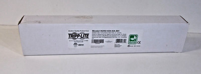 Lot of 2 Tripp Lite 24 Port Cat6 Patch Panel 568B RJ45 Ethernet N252-P24