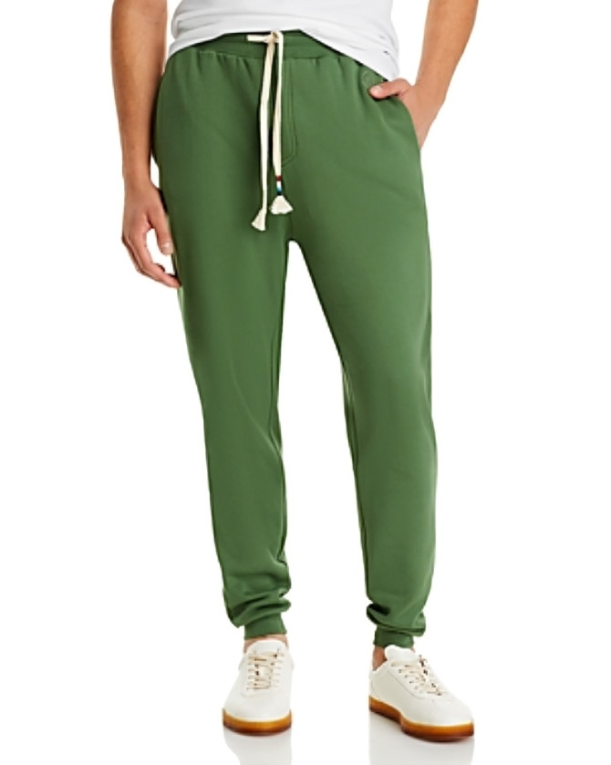 SOL ANGELES Waves Jogger Pants Men's XXL Green Drawstring Waist Pockets Pull On