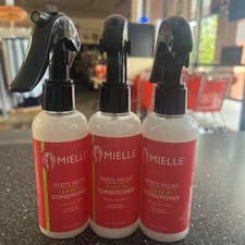 3PK Mielle White Peony Leave in Conditioner ~ 3.4 FL OZ Each NEW Color Safe