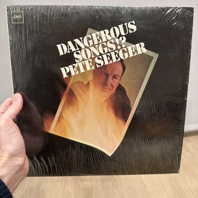 Pete Seeger LP Dangerous Songs - LP Vinyl - NM Mono Promo
