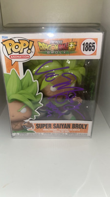 Dragon Ball Super Broly 6 Inch Funko Signed Vic Mignogna JSA Cert Fast Ship 