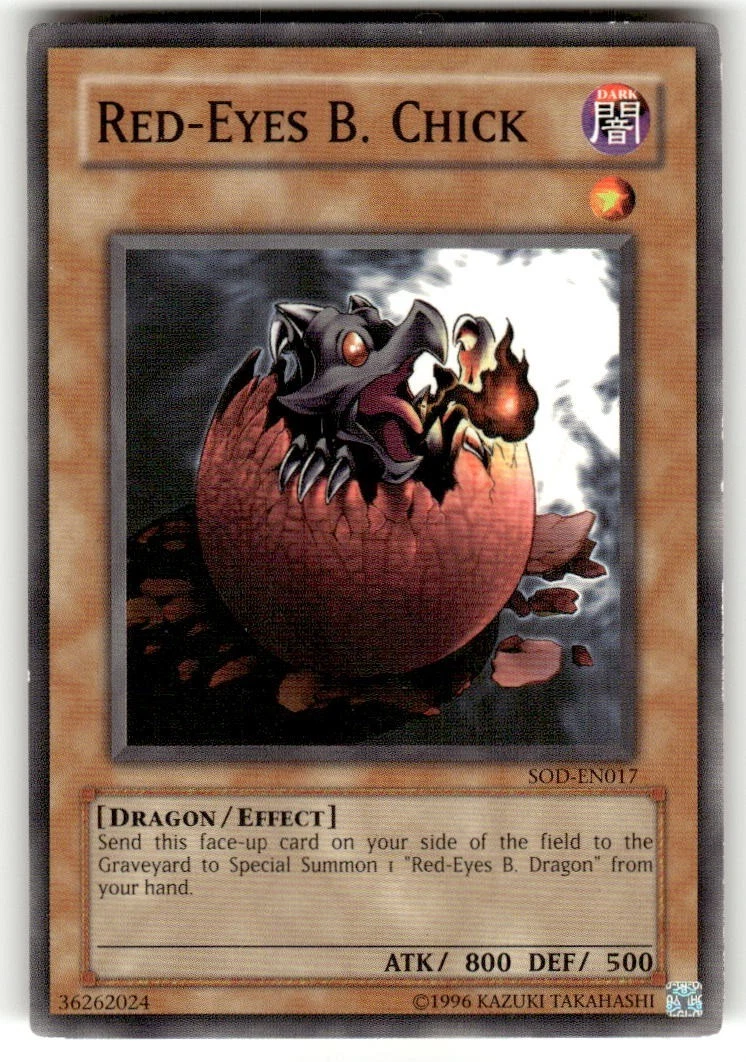 Yugioh Red Eyes B Chick for sale | eBay