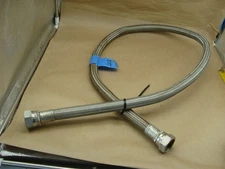 STAINLESS STEEL BRAIDED HOSE 5 FT LONG  1-1/2" FEMALE FITTINGS