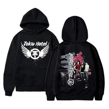 Tokio Hotel Band 2007 Tour Pullover Hoodie Black Unisex S-5XL 1J0490