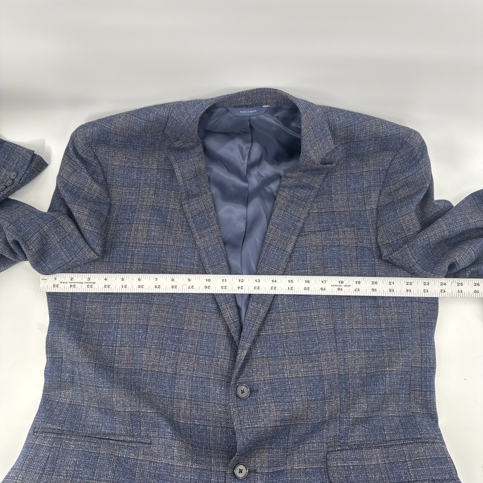 Brooks Brothers Lanificio CERRUTI 1818 WOOL 46R Blazer Suit Jacket Regent PLAID thumbnail 12