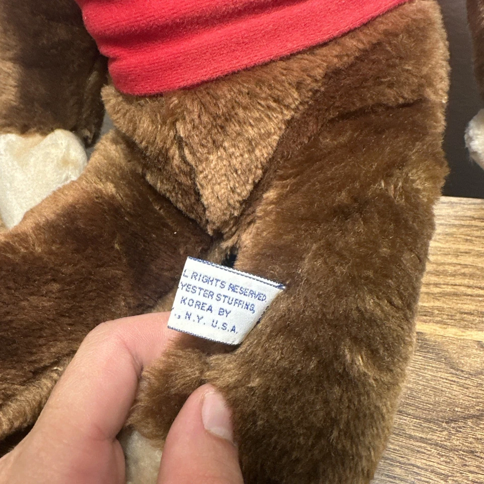 Pelúcia de pelúcia Curious George 1941-1984 vintage 22 polegadas bicho de pelúcia - Imagem 4 de 4