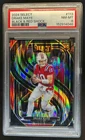 2024 Panini Select Drake Maye Premier RC Black and Red Prizm Shock #113 PSA 8