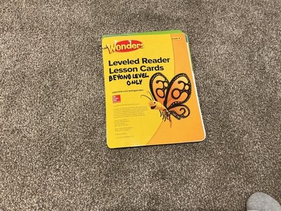 MCGRAW HILL WONDERS LEVELED READER LESSON CARDS-GRADE K - BEYOND LEVEL ONLY