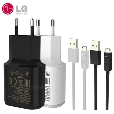 Original LG K50/K40S/W10/W30/Q60 Netzteil Ladegerät Lade/Datenkabel Micro Usb