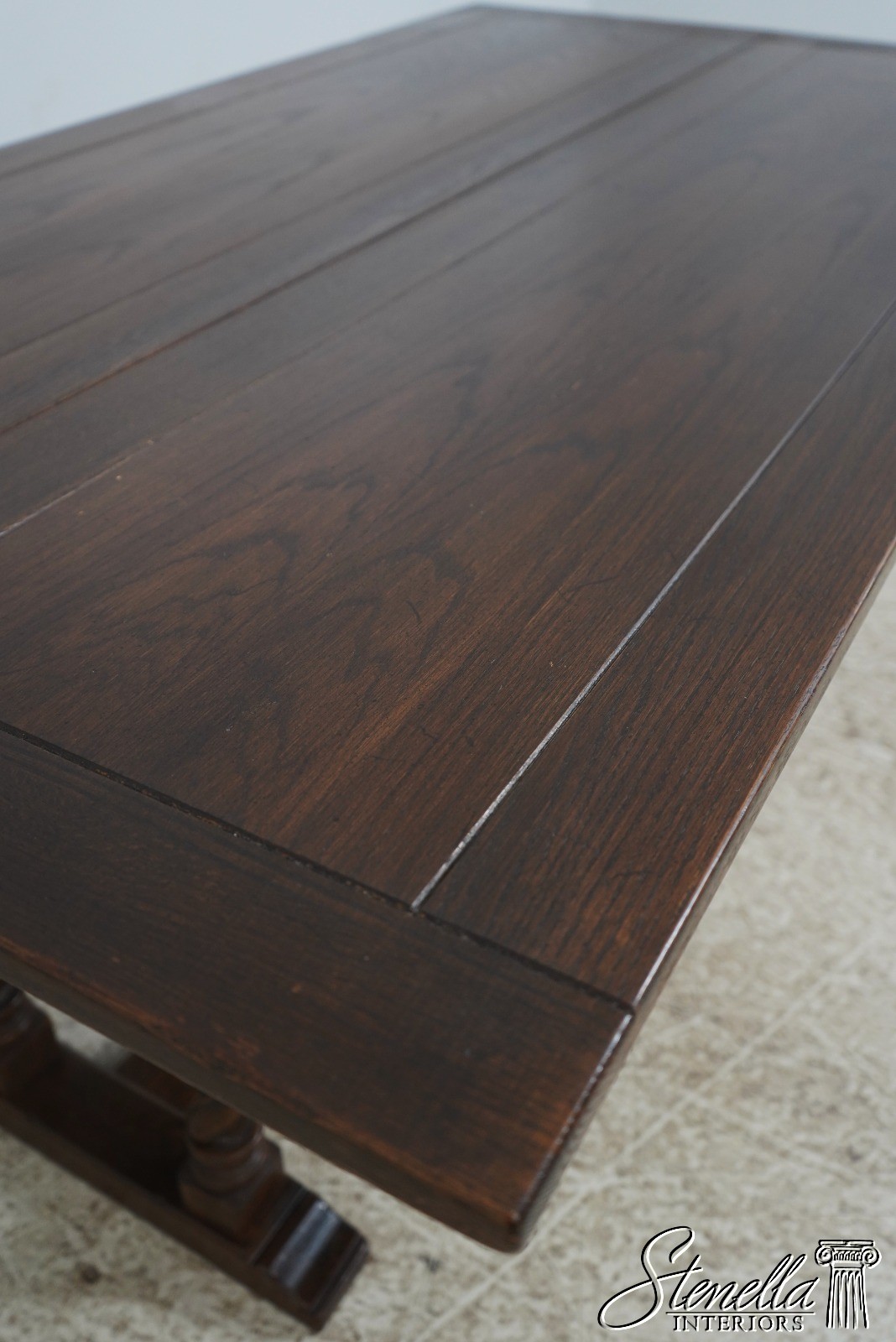 LF70700: ETHAN ALLEN Royal Charter Oak Flip Top Console Table