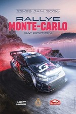 Rally Monte Carlo 2026 - Official Poster - Toyota Yaris Rally1  (O.Solberg Wins)