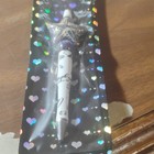 Starfish Topper Ballpoint Pen White Black Ink Plastic Chrome Trim — photo 1
