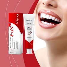 SP-8 Probiotic Ultra Whitening Flouride Free Toothpaste, Peppermint, 4.23 oz