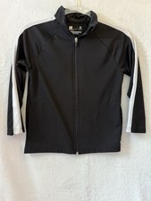 Xersion Quick Dri Performance Wear Kids Black With white Jacket Size XS -8