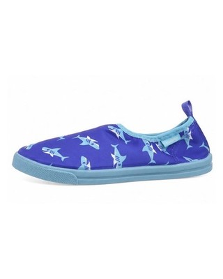 Playshoes Jungen Badeschuhe Schwimmschuhe Aqua-Schuhe Slipperi, blau, 20/21 EUR