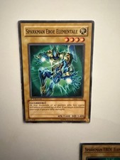 Nr: 3 Carte Yougi-oh, SPARKMAN EROE ELEMENTALE, 1ª edizione (Vedi I Codici )