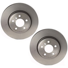 Brembo Pair Set Of 2 Front Vented Coated 325mm Disc Brake Rotors For Bmw E83 X3