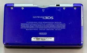 Midnight Purple Nintendo 3DS Handheld Console - OEM Charger - Tested - Mario