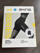Women's Skins Compression Shorts 1/2 Tight for Running and Gym Training Size S