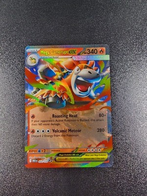 Mega Camerupt ex 022/132 Mega Evolution Double Rare Pokemon TCG NM/M