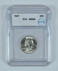 1947 Washington Quarter MS66 ICG *1087