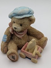 Harrison Teddy Bear Figurine  We  re Going Places  1992 Hamilton Gifts