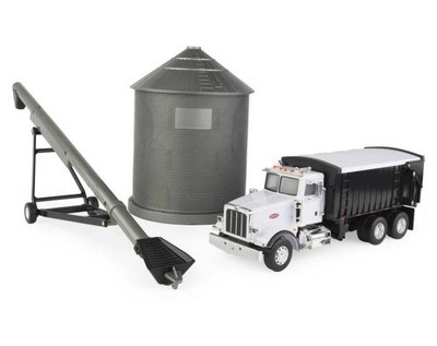 Peterbilt 367 Straight Truck mit Erntesilo und Förderband Modell von Ertl 1:32