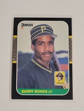 Barry Bonds 1987 Donruss Rookie Baseball Card #361  NM+ RC. rookie card picture