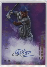2021 Bowman Inception Fuchsia Foil 36/75 Wilman Diaz #PA-WD Auto 10no