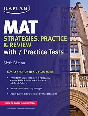 MAT-Strategien, Praxis & Überprüfung von Kaplan Test Prep (Taschenbuch, 2016)