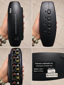RCA Thomson Multi Media INC. Audio/Video/S-Video Model VH911