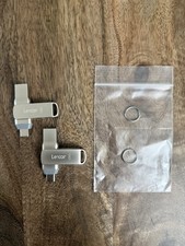 2 PACK - Lexar 128GB Dual 2in1 Flash Drive USB-C  USB-A - Mac iPhone Android PC