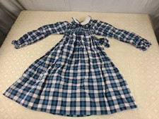 The Smockery Smocked Dress Size 6 Holiday Tartan Plaid Vintage Y2k 90s Girls Nwt