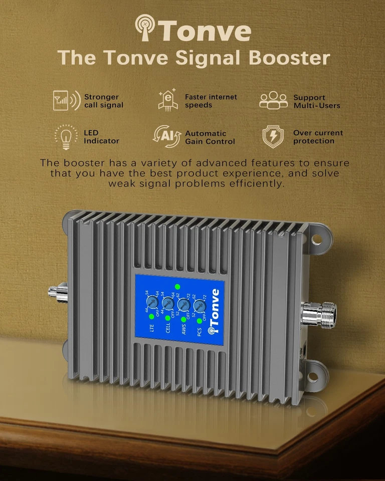 5G/4G Mobile Signal Repeater Compatible with All Carrier Band 12/17/13/2/5/4/66 - Image 3 of 4
