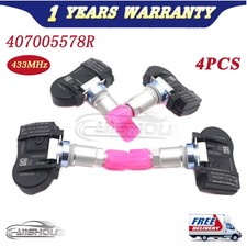 4x Tyre Pressure Sensor TPMS 433MHz For Renault Clio Kangoo Megane Master Twingo