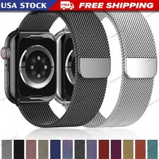 Milanese Loop Band iWatch Strap For Apple Watch Ultra 11 10 9 8 7 SE 38mm-49mm