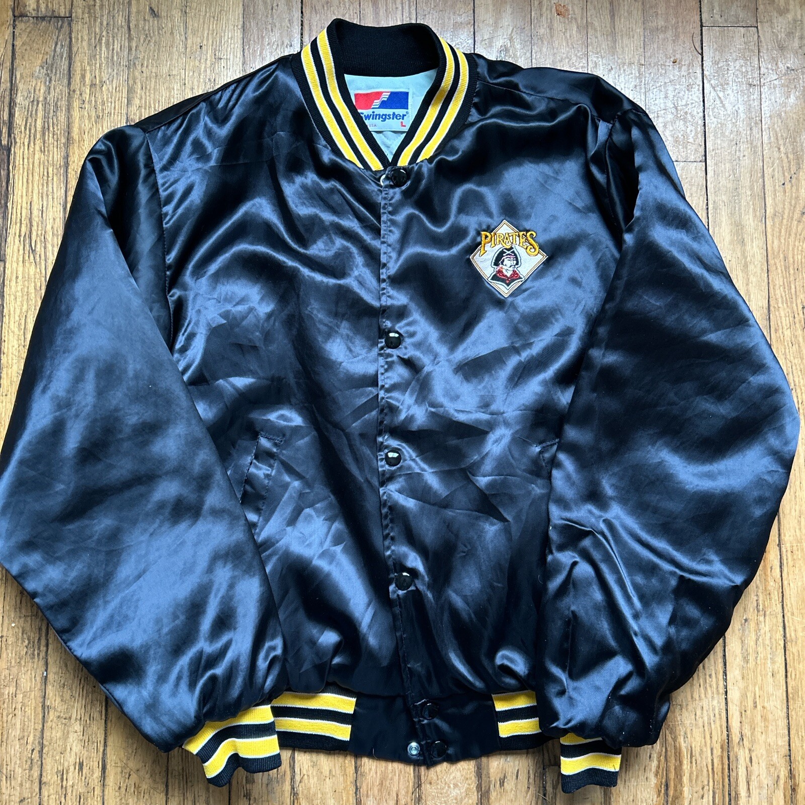 Vintage 80s Pittsburgh Pirates Swingster Jacket Size Large