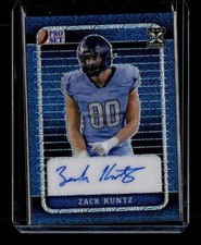 2023 Pro Set Metal #PA-ZK1 Zack Kuntz Pro Set Autographs Blue Mojo #/15